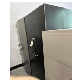 2-Steel File Cabinets 36”L. X 78”H. X 18”D. Black Color