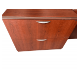 2-Wooden File Cabinets 36”L. X 24”D. X 29.5”H.