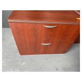 2-Wooden File Cabinets 36”L. X 24”D. X 29.5”H.