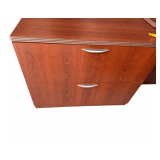 2-Wooden File Cabinets 36”L. X 24”D. X 29.5”H.