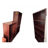 3-Wooden Book Cases 71”H. X 32”W. X 14”D.