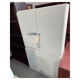 2-Wooden Cabinets 36”L. X 32”H. X13”D.