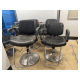 4 Cosmetology Chairs with Pump
