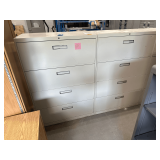 2-Steel File Cabinets 36”L. X 18”D. X 53”H.