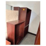 3-Wooden Book Cases 71”H. Xx32”W. X 14”D.