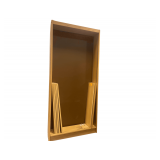 2 Wooden Book Shelfs 37"x10"x82"