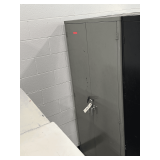 2-Steel File Cabinets 36”L. X 78”H. X 18”D. Gray Color