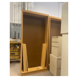 2 Wooden Book Shelfs 37"x10"x82"