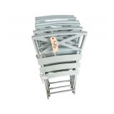 6 StyleWell Folding Metal Chairs