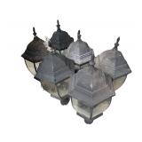 6 Lamp Post Fixtures - 27" Tall