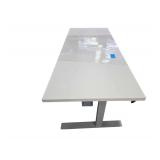 Adjustable Office Desk with Outlets 72" W