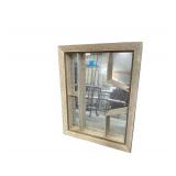 Large Ornate Mirror With Shelves Built In 36 X 46 X 6