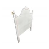 Wooden Headboard With Bed Frame 38”L. At Bottom Where Screws Are 41”W. X 53.5”H.