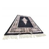 Ornate Rug - Black Deco 4