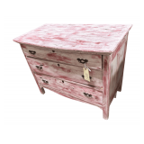 Painted Wooden Dresser 38”L. X 20”D. X 30”H.