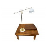 Coffee Table and Adjustable Floor Lamp