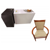 2 Metal File Cabinets 1 Dining Chair