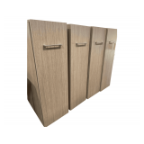 4 Retail Wood Cabinets Each is 15" x 30" x 49"