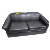 Faux Leather Loveseat
