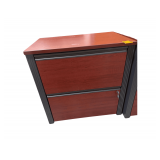 Wood/Steel Locking File Cabinet With Keys 38”L. 20”D.x30”H.