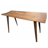 Wood Table Round Legs 48" x 18" x 29"