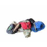 Camping Equipment Including 8’ x 8’ Dome Tent and Camping Chairs