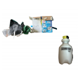 2 Sprayers, Tarps, and Plastic Chicken Wire Mesh