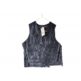 Ladies Leather Vest Size XL