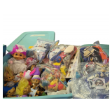 Cherished Collection of Large Lot of Trolls - Bags of Clothes - Clothes Patterns - Pencil Toppers