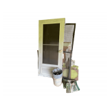 36" x 80" Screen Door - 39" x 75" Wooden Barn Stall Door - Assorted Wood Stakes - Buckets & Fertilizer - Electric Pole Extension