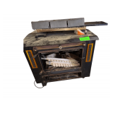 Wood Burning Stove 32”L. X 27.5”D. X 29”H.