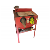 Central Pneumatic Steel Blast Cabinet - Model 93608 - 35" x 22" x 62"
