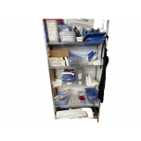 Lot of Tupperware, Assorted Plastic Containers, Kitchen Supplies, ect - Shelving Included