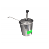Stainless Server Condiment Dispenser Pump - Butcher Knife
