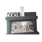 Local & Latte Decorative Signs - 40x20" Picture