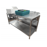 Stainless Steel Work Table - 71”