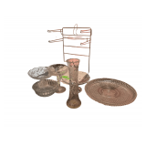 4 Candy Bowls a Cake Dish Ice Bucket