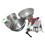 Strainer -:Laddle - Scale -: Stainless Bowls - Various Utensils