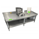 Stainless Steel Mixer Stand 60" x 28" x 21"