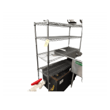 Steel Adjustable Shelf 4’L.X5’H.