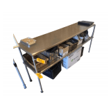 55x18x33" Stainless steel Table Contents not Included
