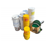 Various Sized Buckets With Lids