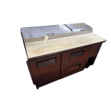 True Mfg. Refrigerated Prep Station w/ Food Storage - Model TPP-60D-2 - 115V - 60" x 34" x 42"
