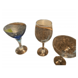 An Assortment of 3 Different Styles of Glassware