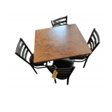 1 Table w 4 Chairs Table aprox 36"