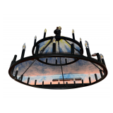2 Tier Candle Style Chandelier - 4