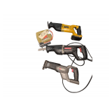 DeWalt Battery Sawzall, Porter-Cable Battery Sawzall, Craftsman Electric Sawzall, Black& Decker Electric Jigsaw, No Batteries