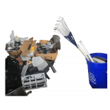 Recycling Can - Rake - Bulbs - Paper Towl Despenser - Fan Harware