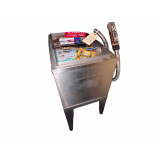 Stainless Steel Ice Bin & M4 Beverage Dispenser Gun - 15" x 22" x 34"