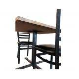 1 Table w 2 Chairs Table aprox 36"